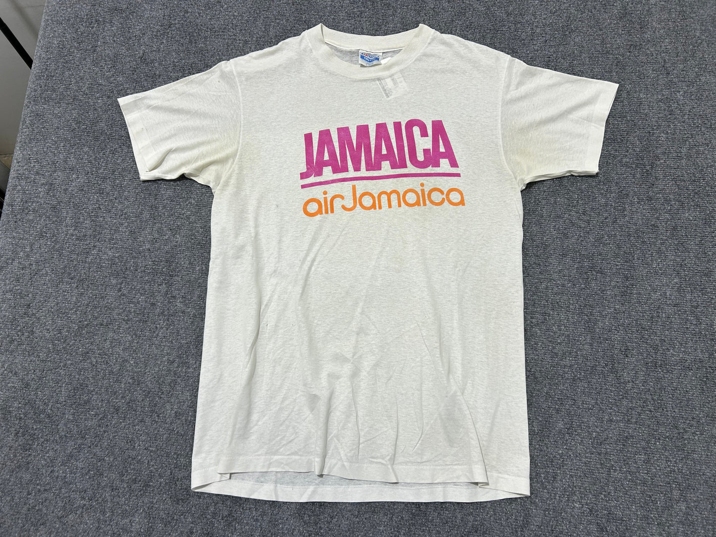 80s Air Jamaica Tee - White Size Large