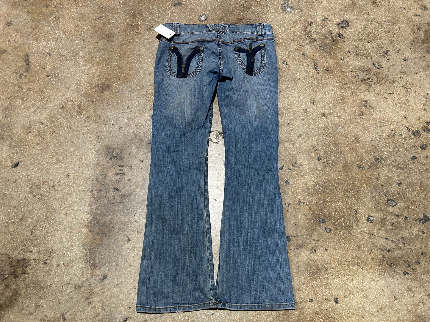 Jessica Lopez Zipper Jeans - Blue Size 7
