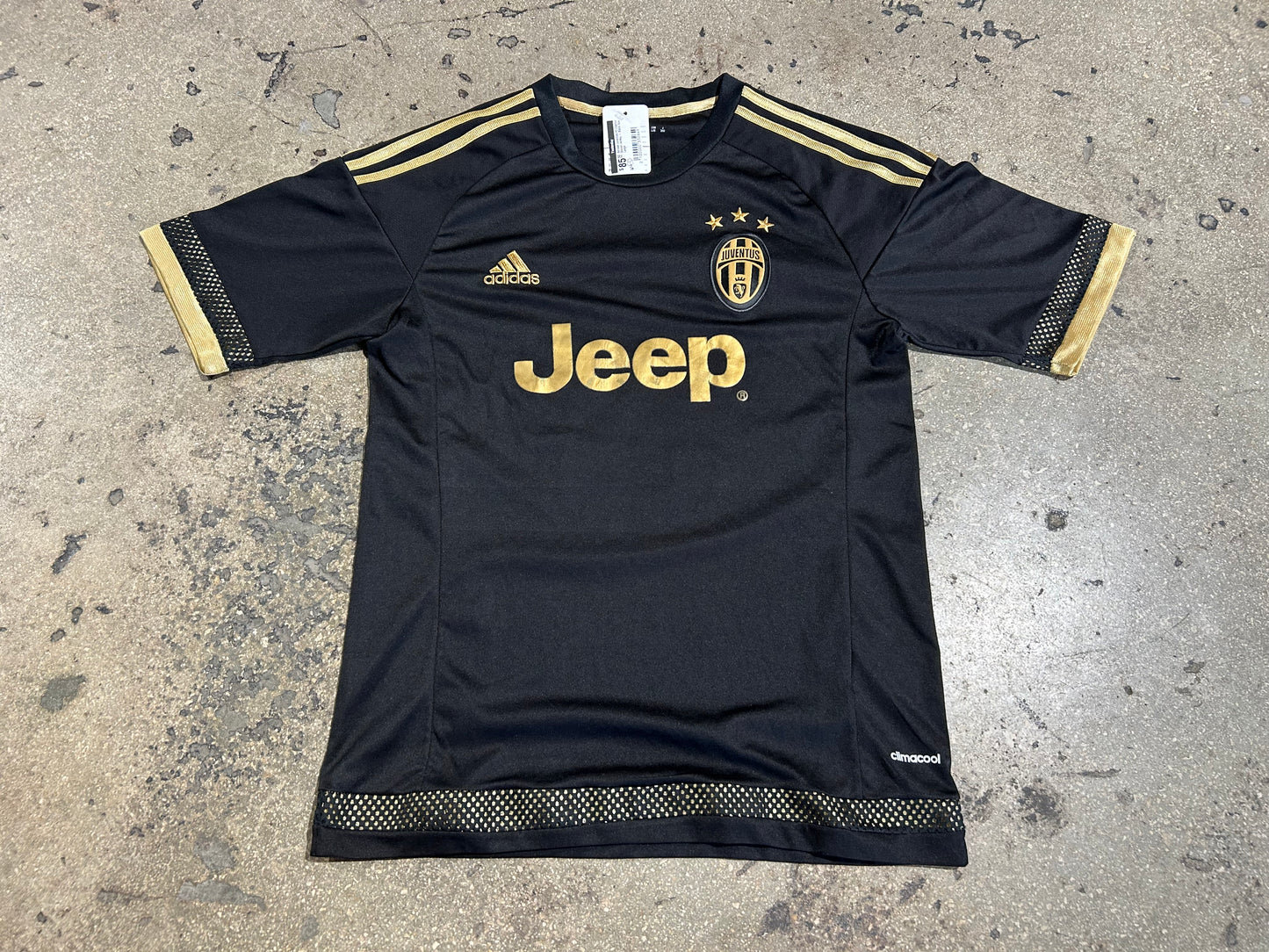 Adidas Juventus #3 Chielini Soccer Jersey - Black Size Large