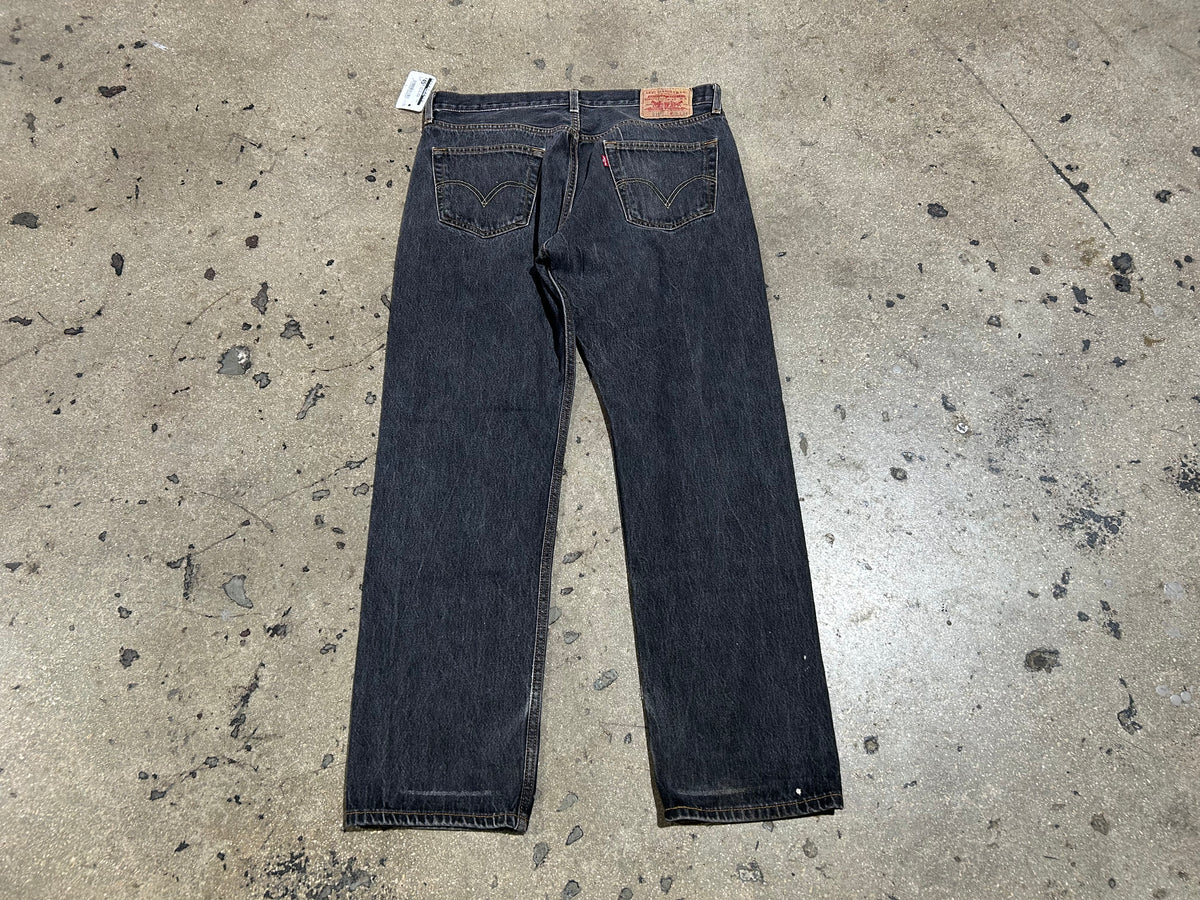 Levis 501 Jeans - Dark Gray Size 36x34