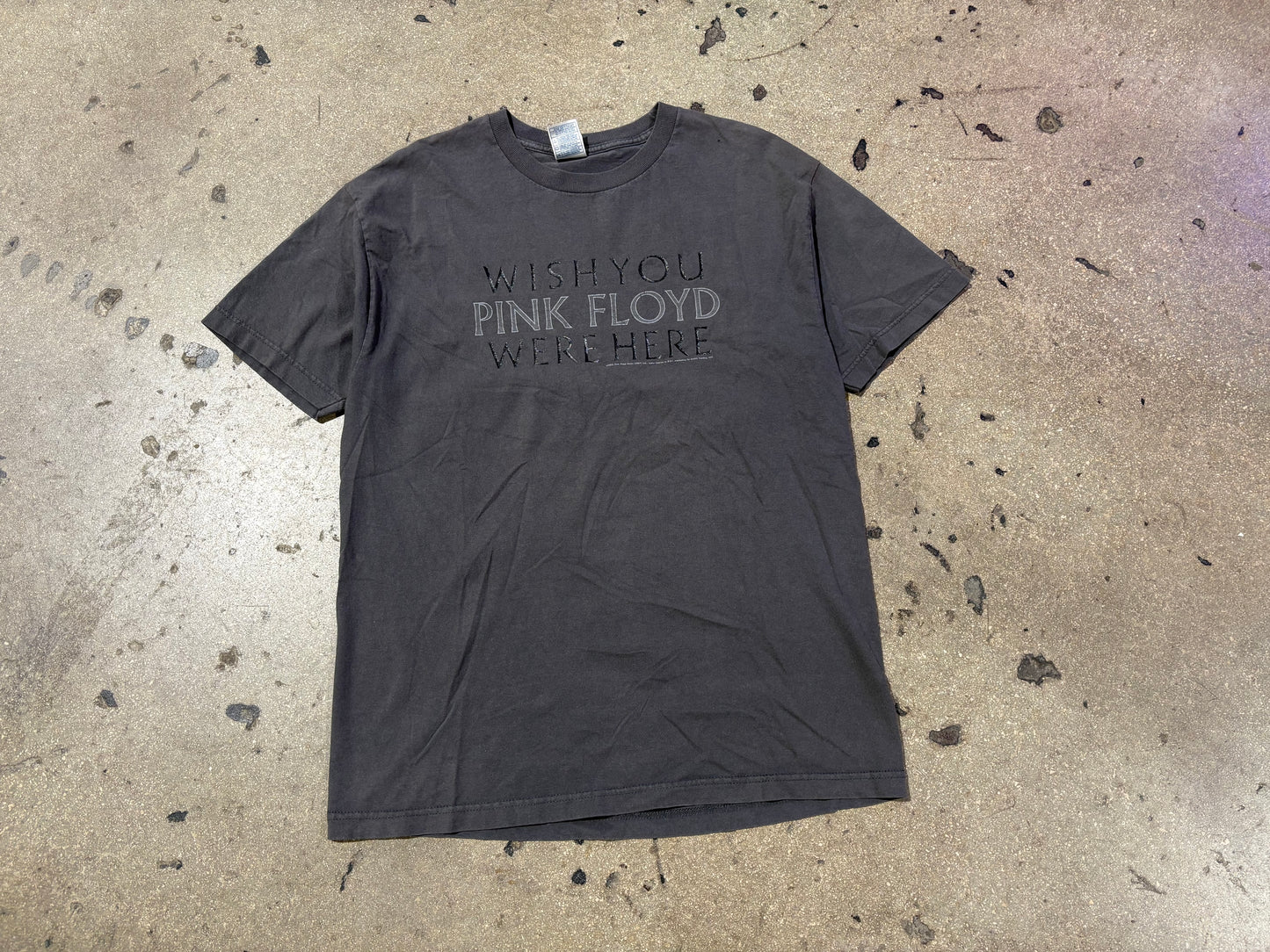 2005 Pink Floyd Wish You Were Here Tee - Grey Size Large
