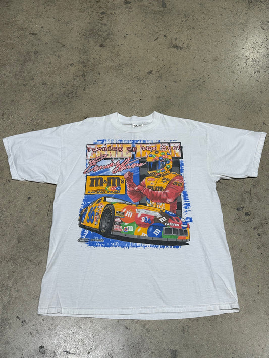 1999 Nascar Ernie Irvan Tee - White Size XL