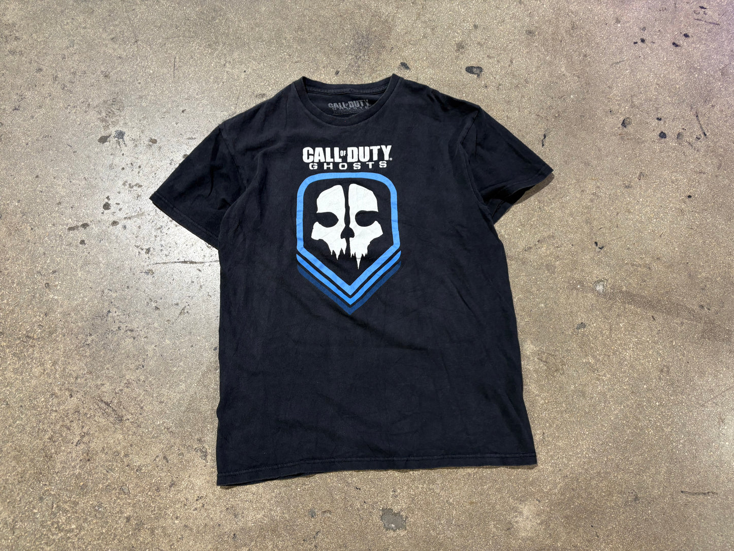 Call Of Duty Ghost Tee - Black Size Medium