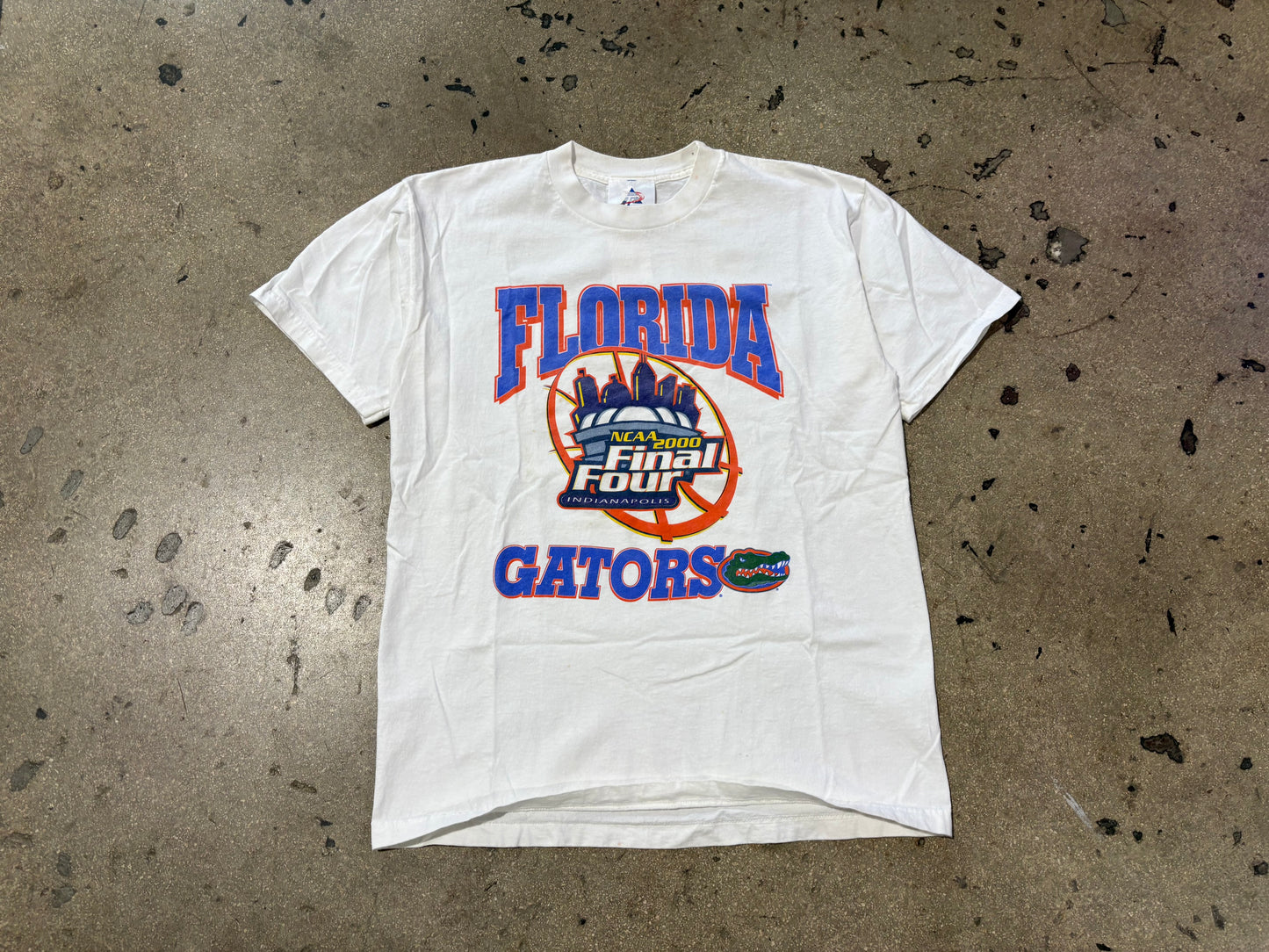 2000 Final Four Florida Gators Tee - White Size Large