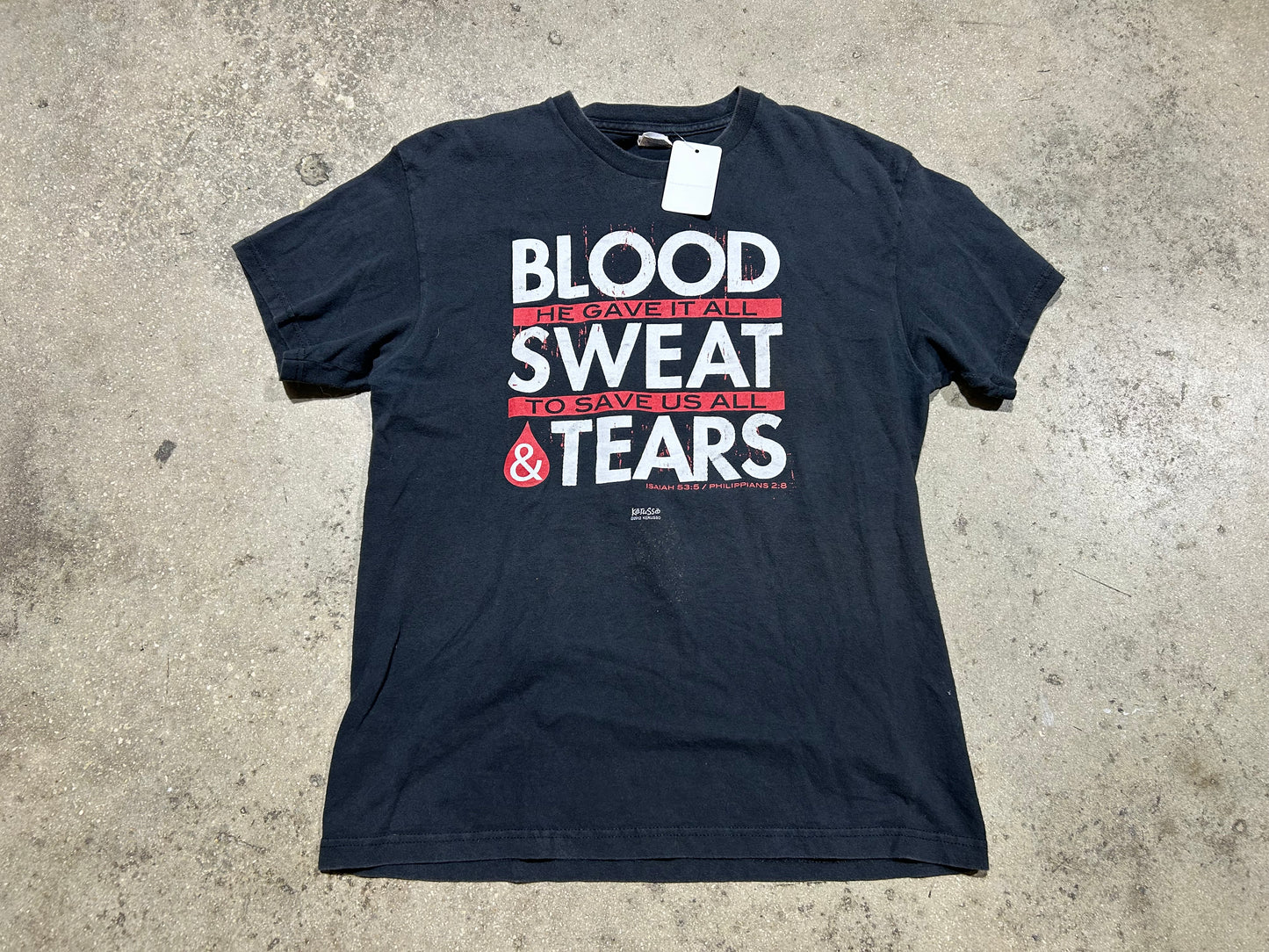 Blood Sweet Tears Tee - Black Size Medium