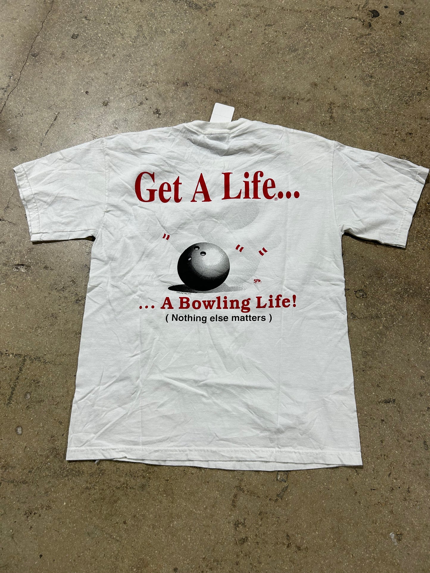 Gat A Bowl Life Tee - White Size Medium