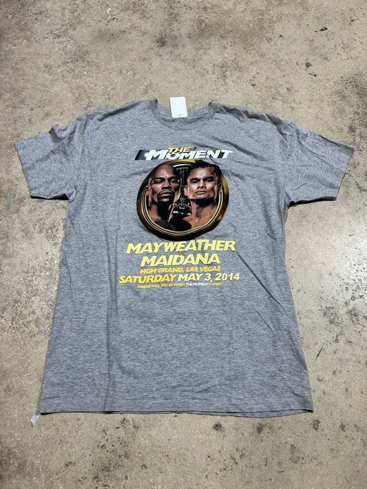 2014 Mayweather Vs. Maidana Boxing Tee - Grey Size XL