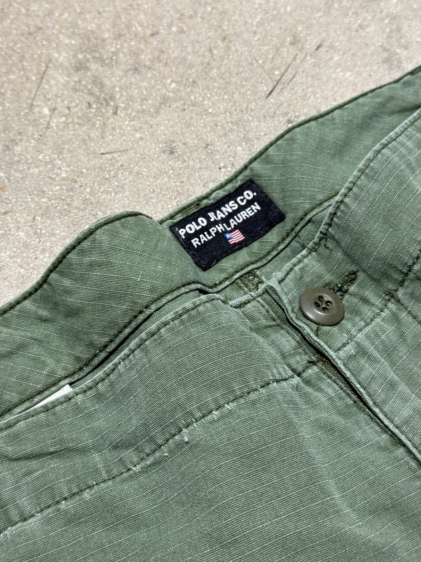 Polo Jeans Company Military Shorts - Olive