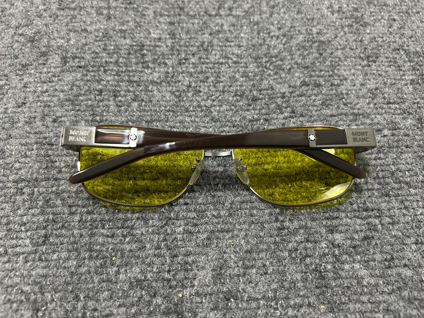 Mont Blanc Super Clean Glasses - Brown/Yellow