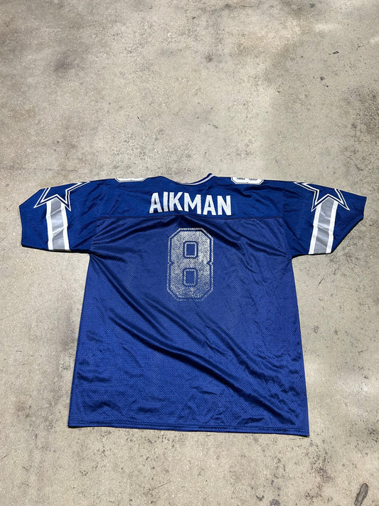 Troy Aikman Cowboys Football Jersey - Navy Size XL