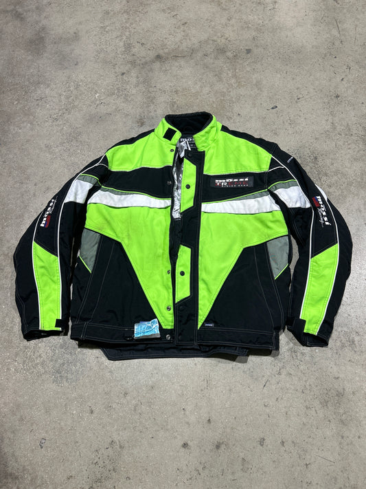 Mossi Motorsport Racing Jacket - Neon Green Size XL