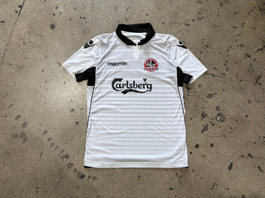 2014 Macron Turbo City Football Soccer Jersey - White Size Large