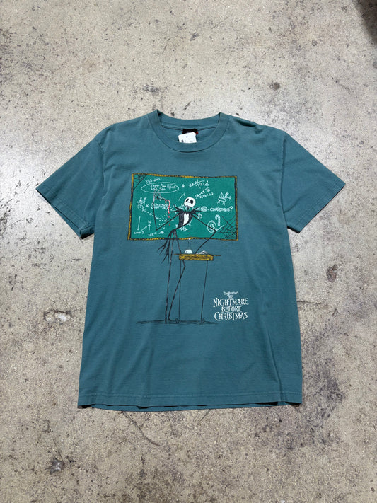 The Nightmare Before Christmas Chalkboard Tee - Spruce Size Large (22x28.5)