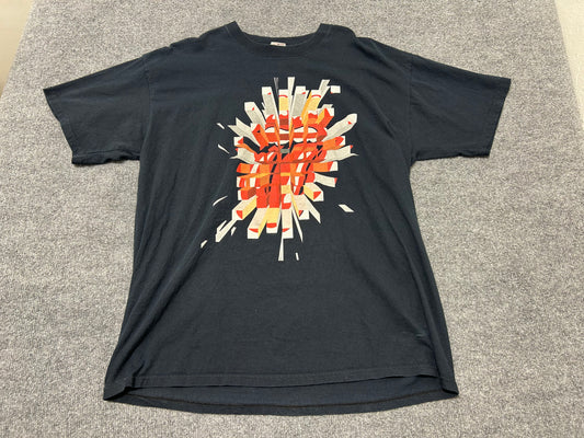 2005 Rolling Stones A Bigger Bang Tour Tee - Black Size XL