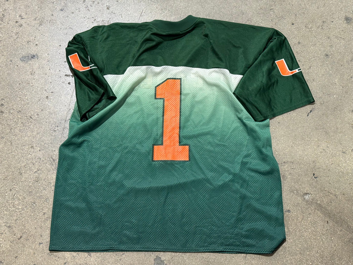 Champs UM Hurricanes Gradient Jersey Size XL