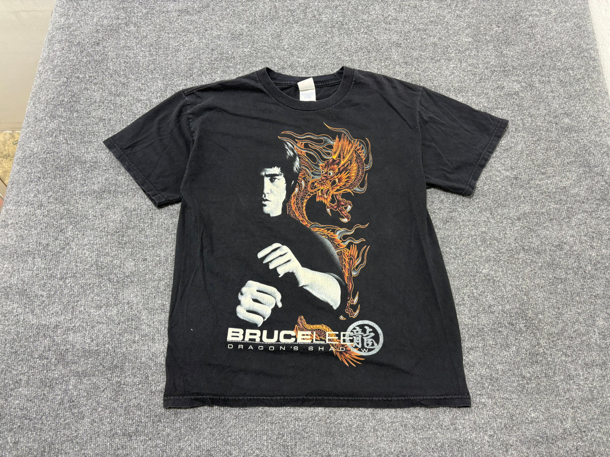 Bruce Lee Dragon Shadow Tee - Black Size Large