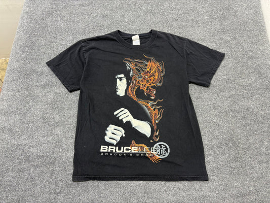 Bruce Lee Dragon Shadow Tee - Black Size Large