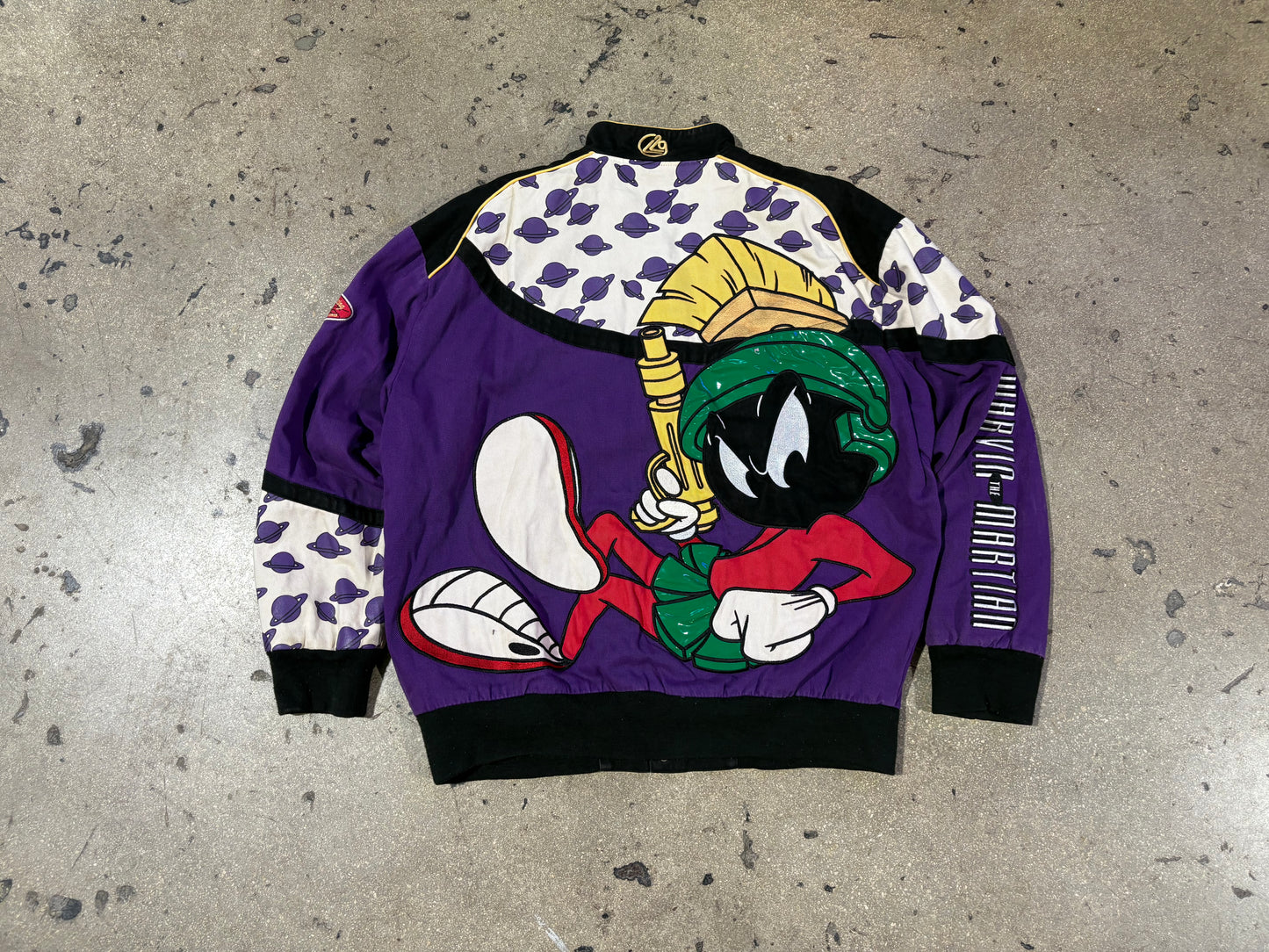 Marvin The Martin Racing Jacket - Purple/Black Size XL