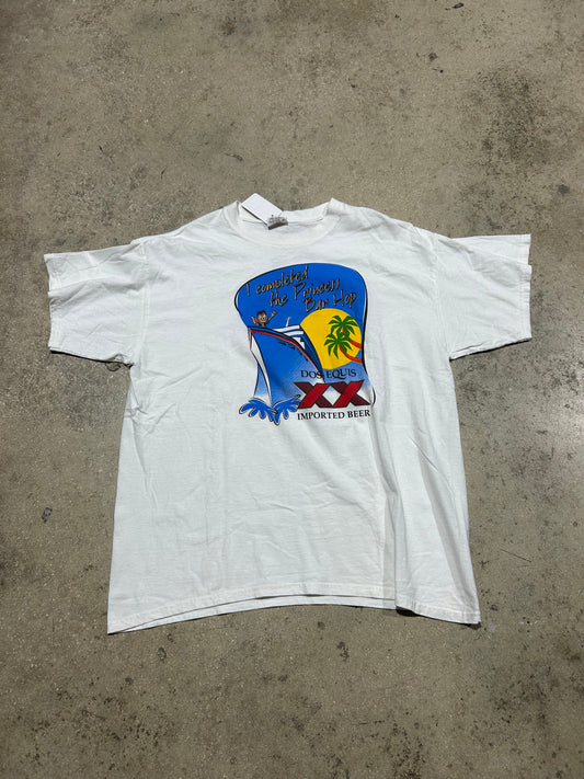 Dos Equis Princess Bar Hop Tee - White Size XL