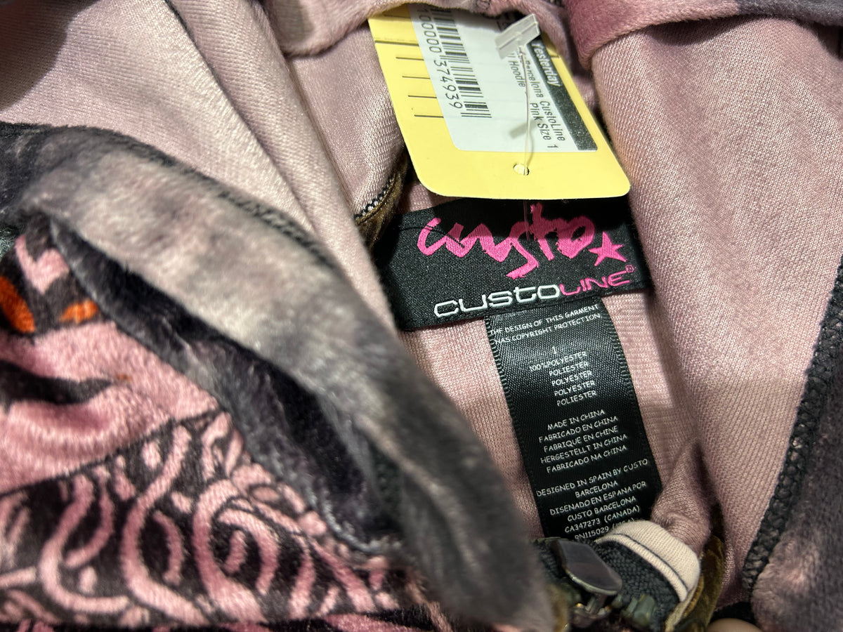 CustoBarcelona CustoLine Zip U Hoodie - Pink Size 1