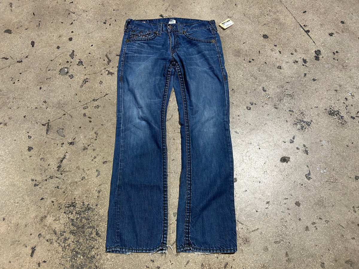 True Religion Ricky Super T Jeans - Navy Size 34