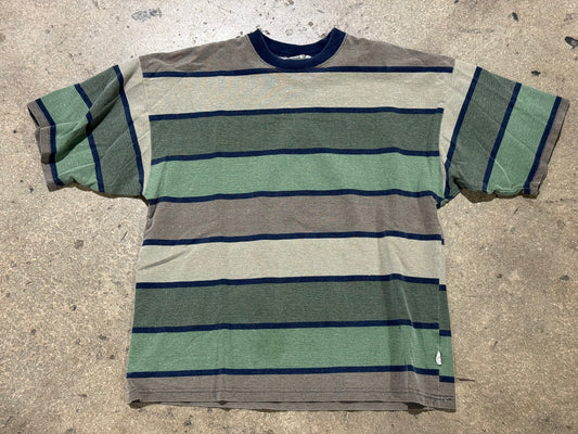 90s Quiksilver Color Block Shirt - Multicolor Size Large