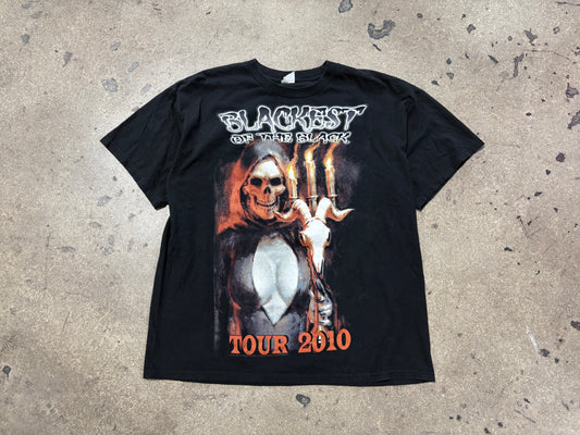 2010 Blackest of the Black Tour Tee - Black Size XL