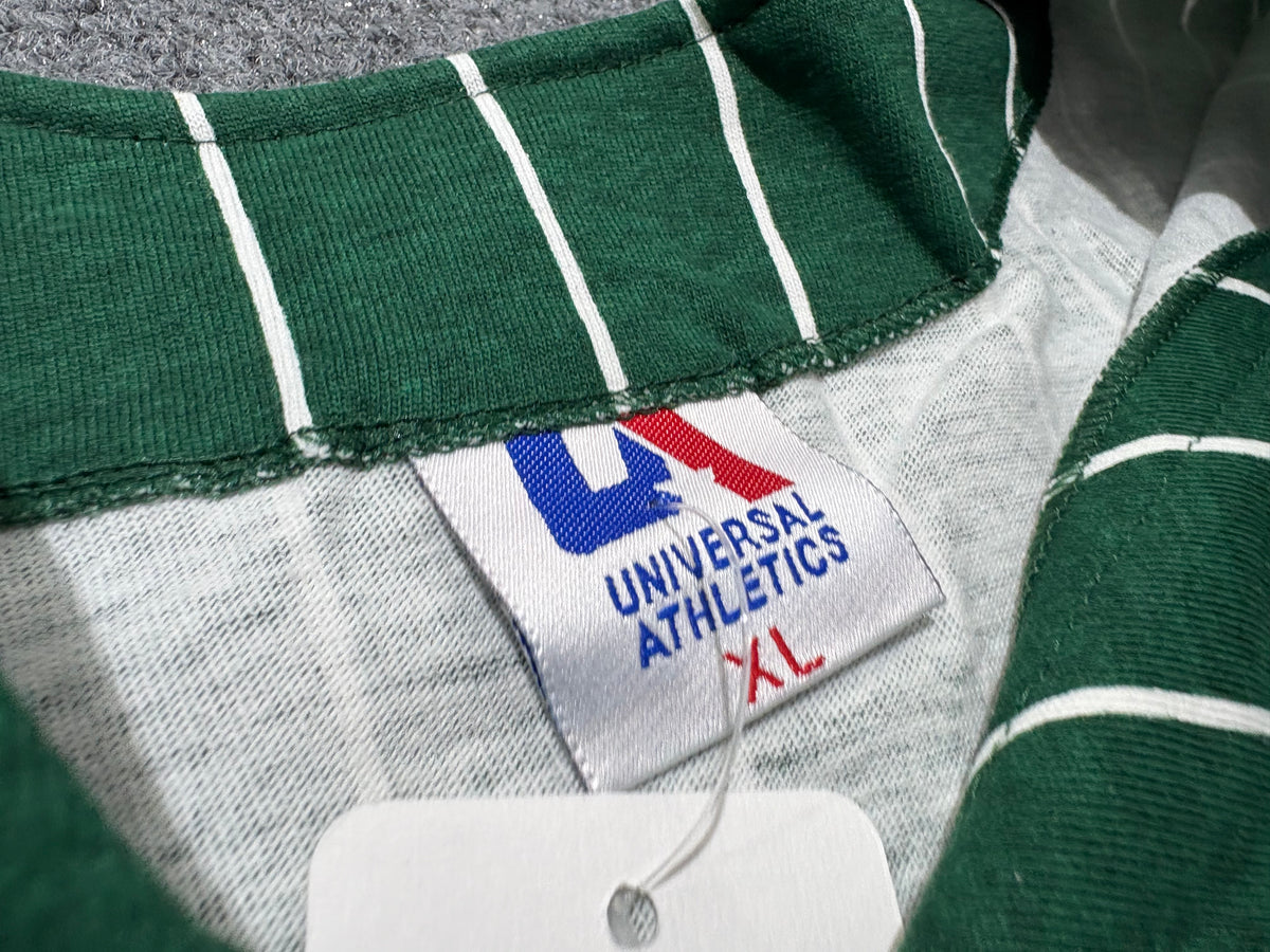 Miami Hurricanes Pinstripe Baseball Jersey - Green Size XL