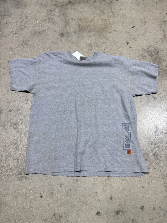 90s Nike Just Do It Back Hit Tee - Grey Size XL
