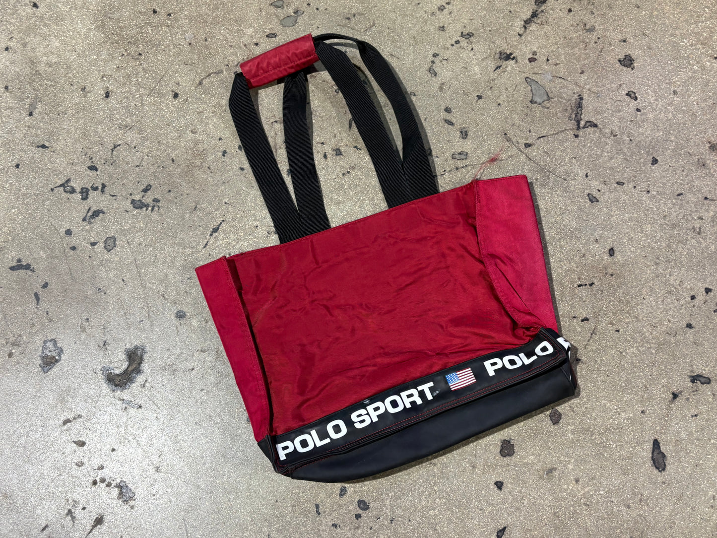 Polo Sport Nylon Tote Bag - Red