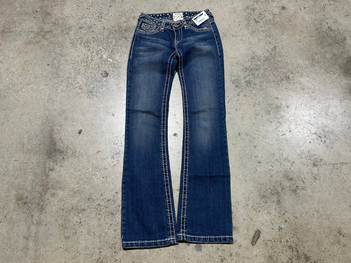 LA Idol USA Studded Jeans - Blue Size 7