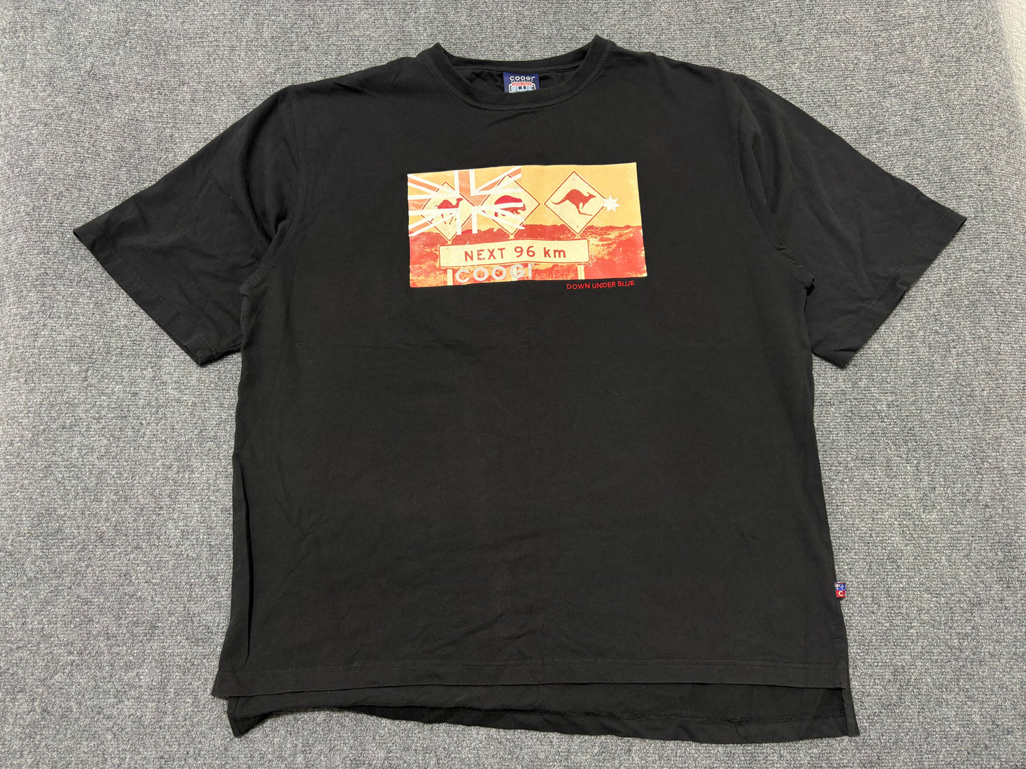 Coogi Down Under Blue Tee - Black Size 3XL