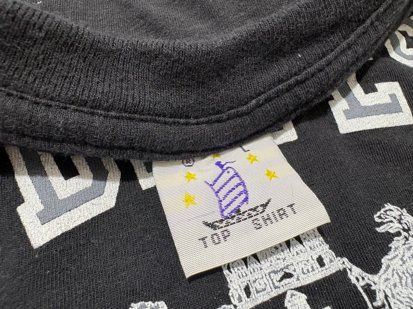 Budapest University Tee - Black Size Large