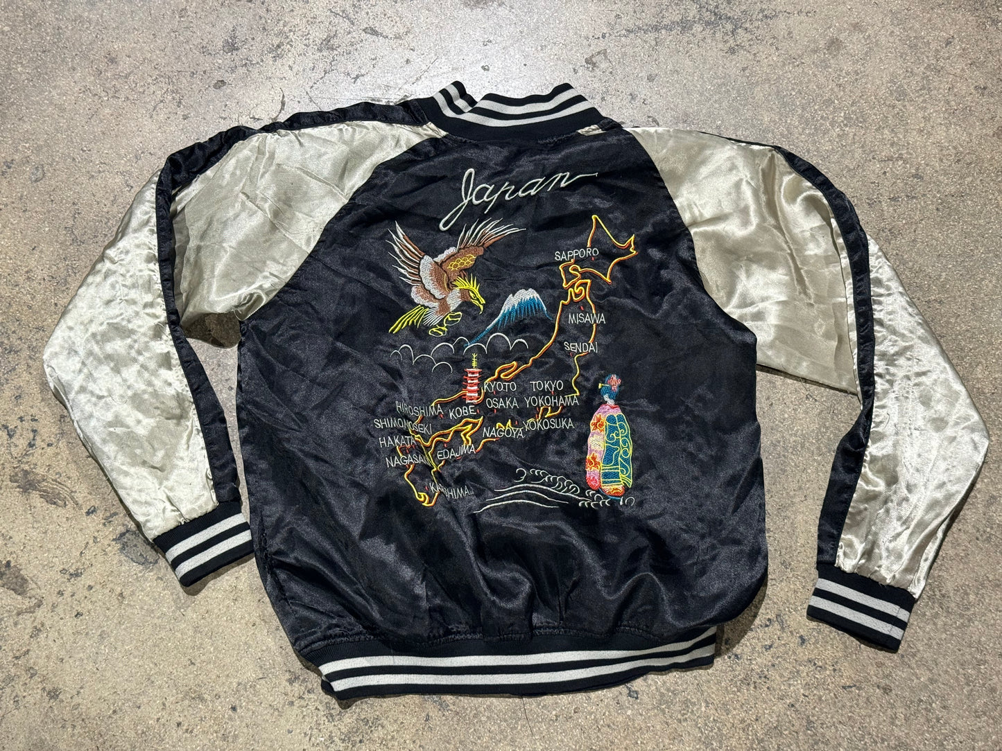 Japanese Bird Jacket - Black Size XL