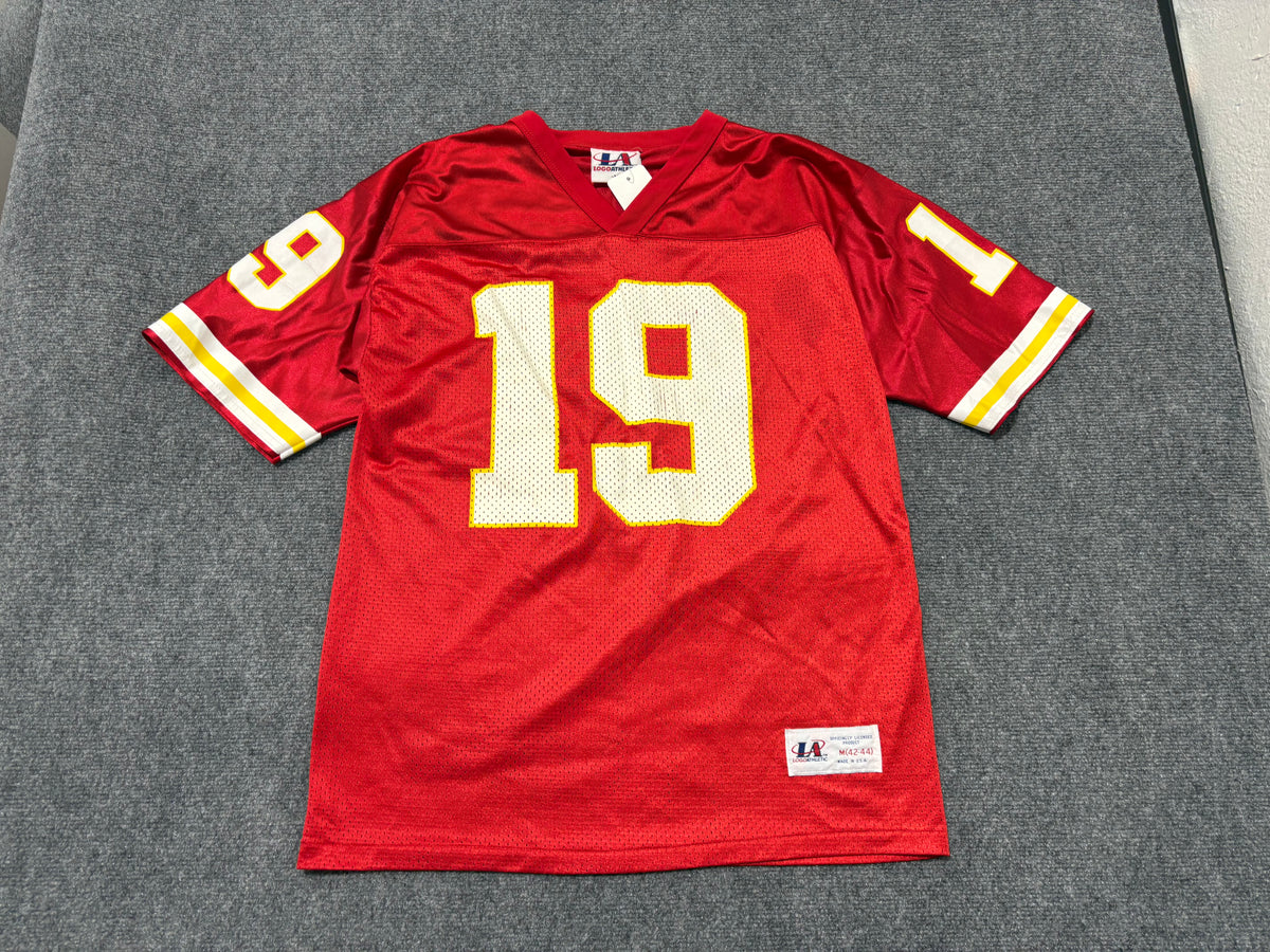 Kansas City Chiefs #19 Montana Jersey - Red Size Medium