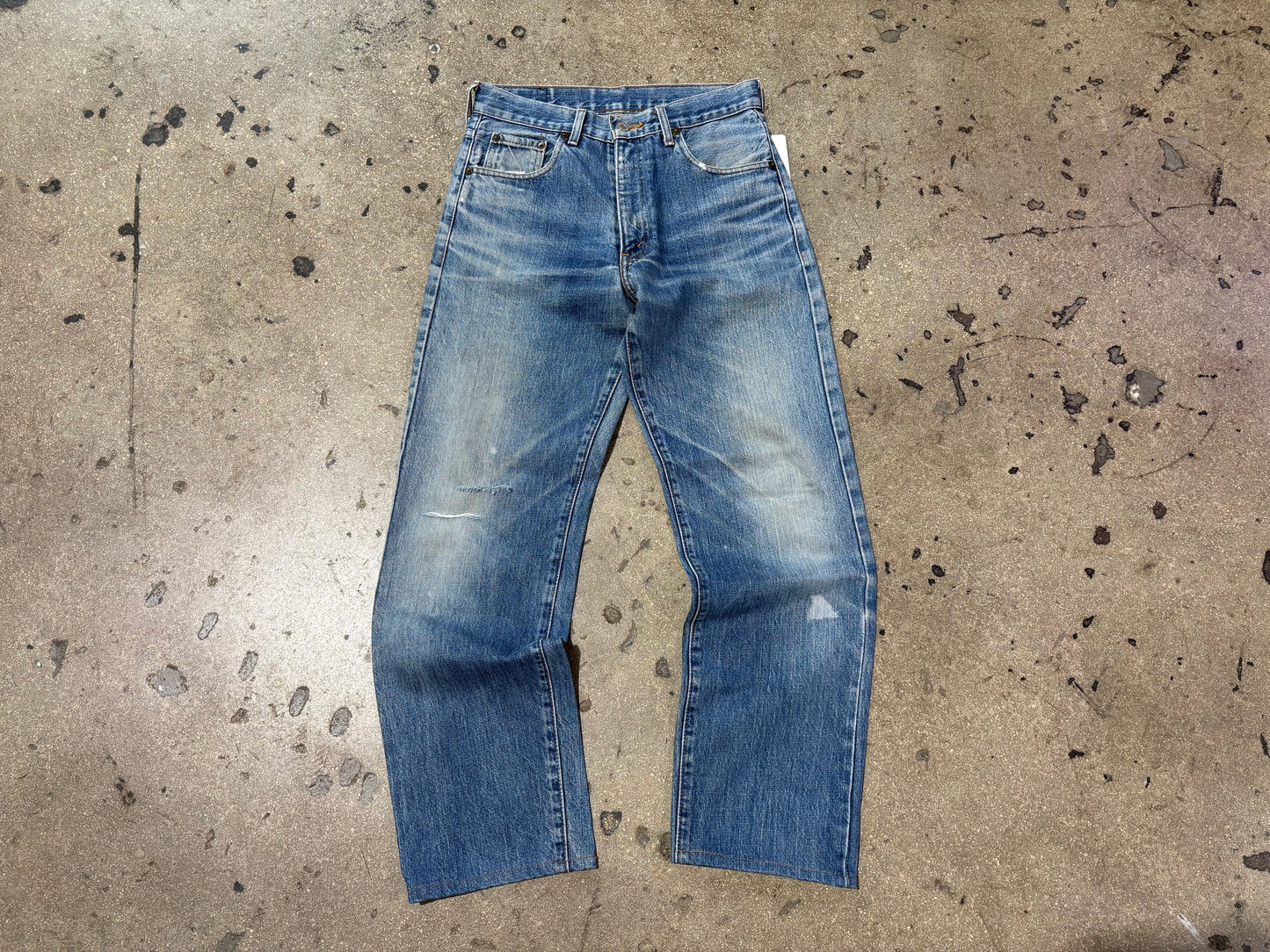 90s Levis 502xx Selvedge Big E Jeans - Blue Size 29 x 29