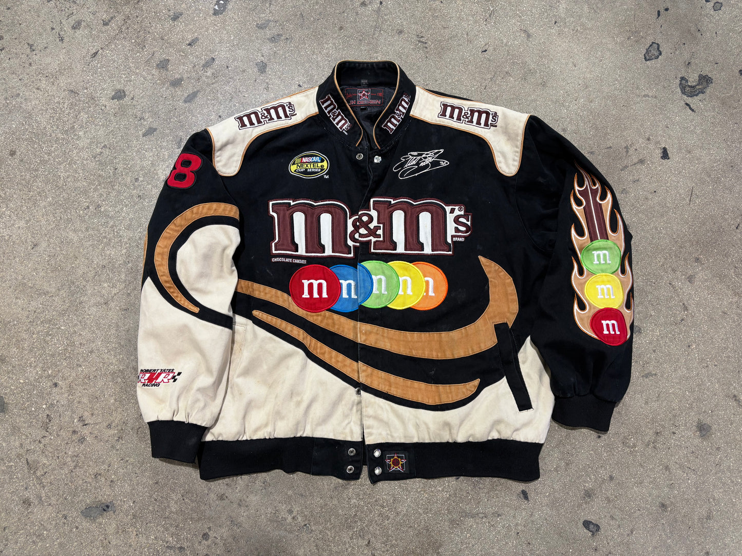 JH Design Nascar M&M Racing Jacket - Black Size 3XL