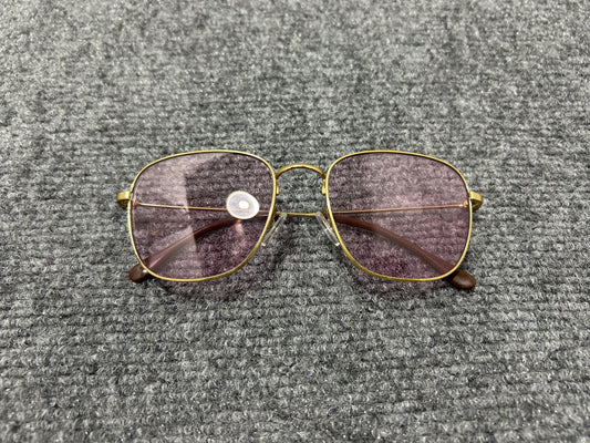 Givenchy Gold Rim Glasses - Pink/Gold/Brown