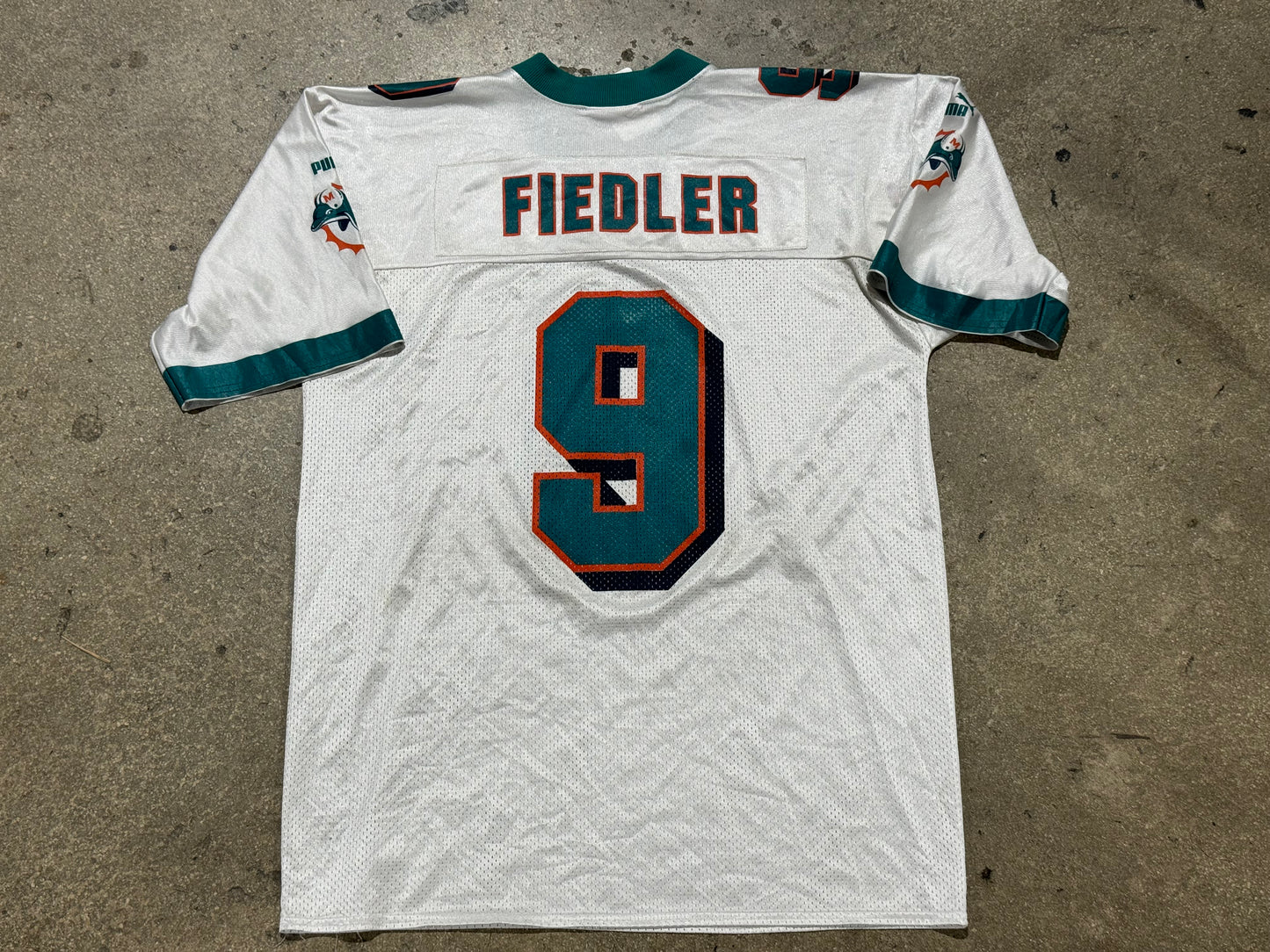 Puma Miami Dolphins Jay Fiedler Jersey - White Size Large