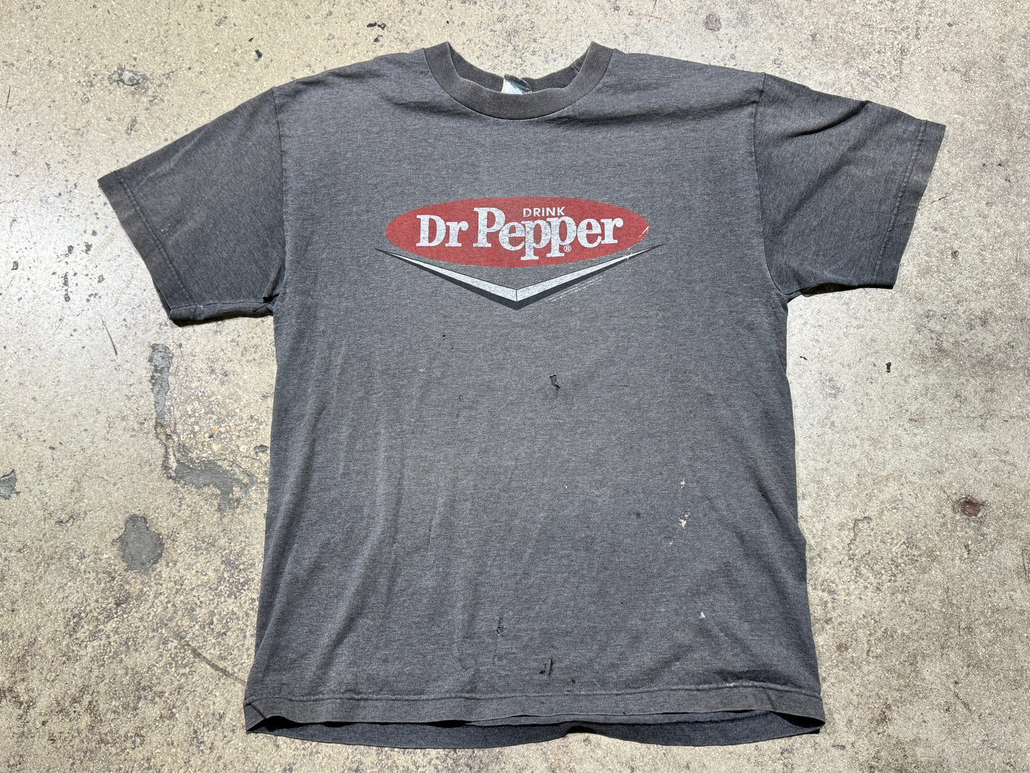 2007 Dr Pepper Tee - Grey Size Large