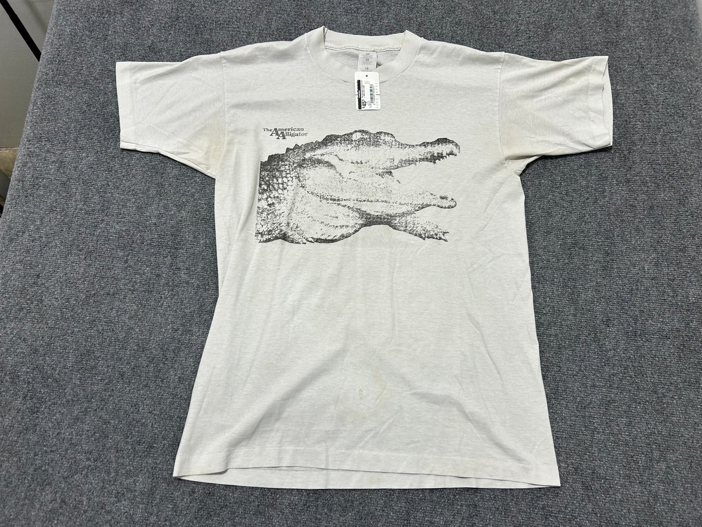 The American Alligator Tee - White Size Large