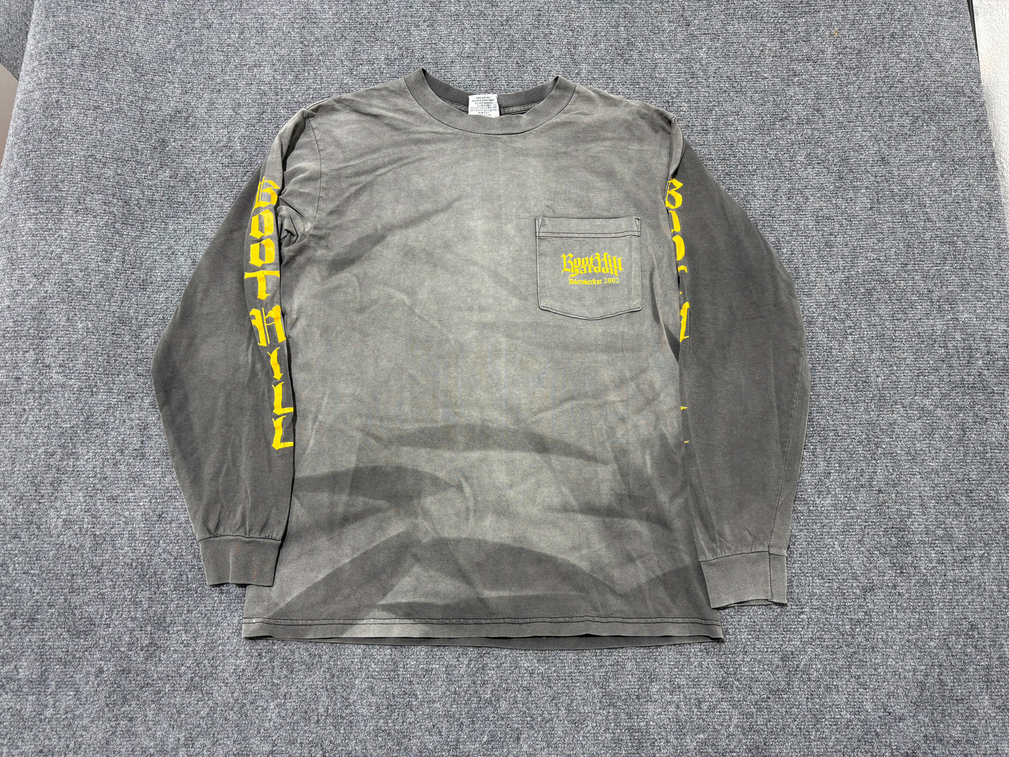 Faded 2002 Boot Hill Saloon Long Sleeve - Black Size Medium