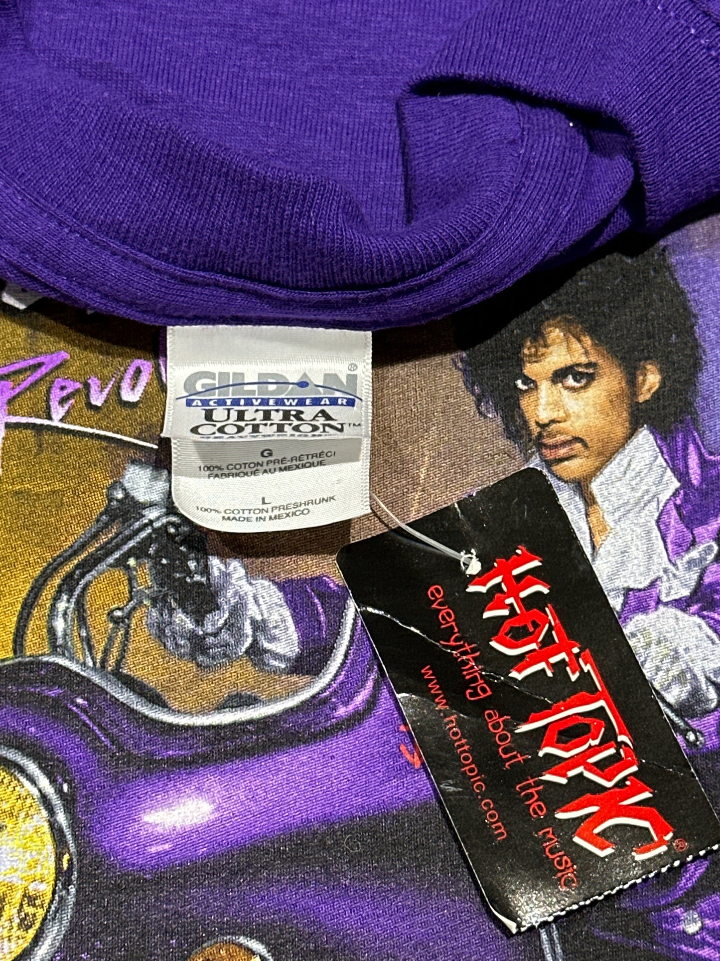 Prince Purple Rain Harley Tee - Purple Size Large