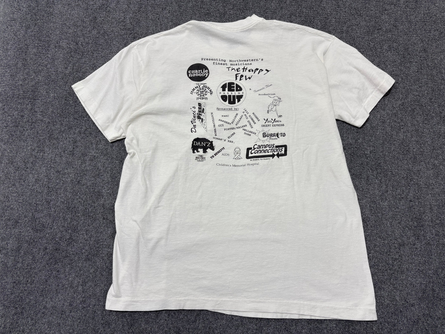 1994 Great Gonzo Gig Tee - White Size XL