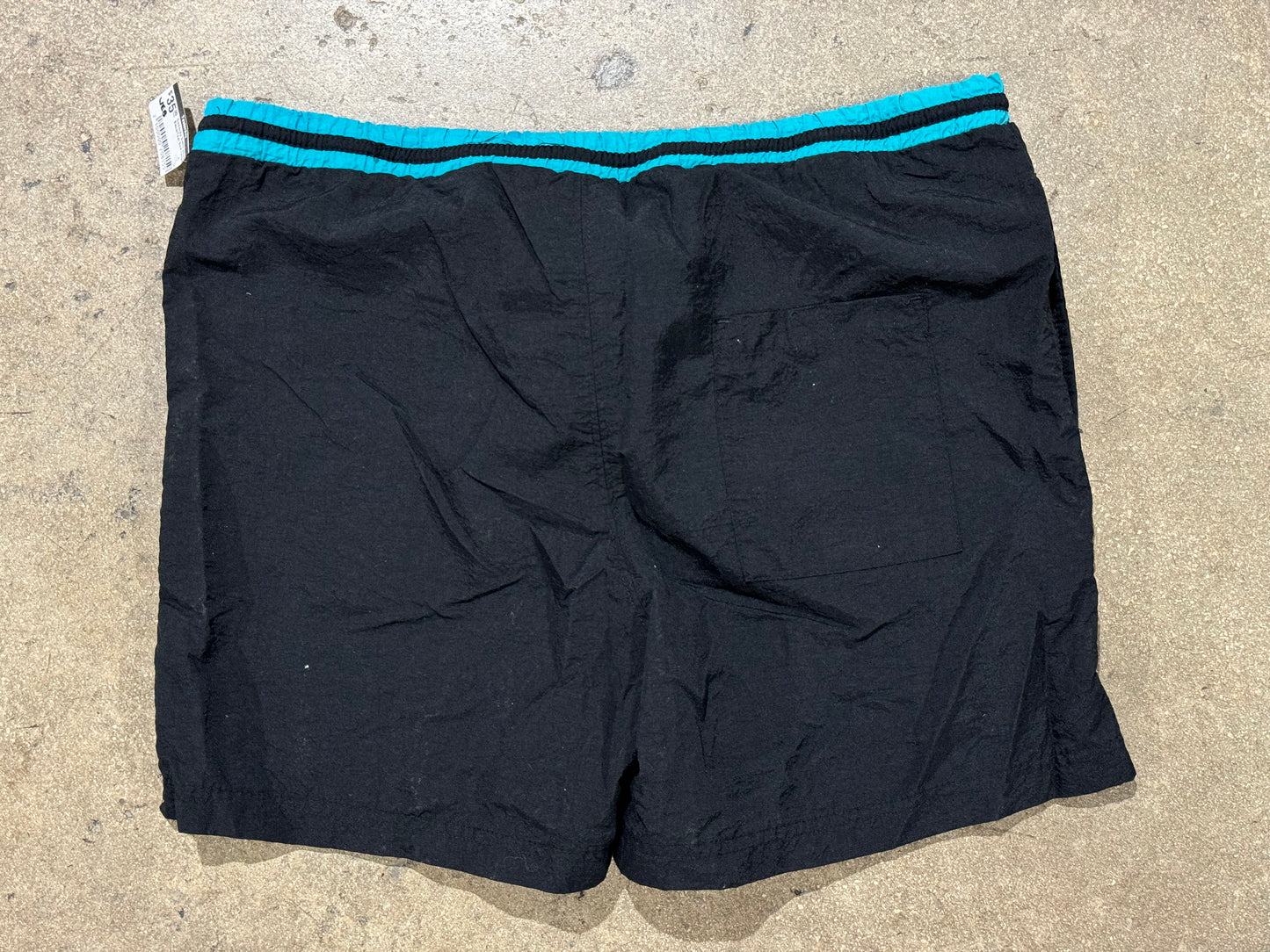 Givenchy Swim Shorts - Black/Teal Size Large