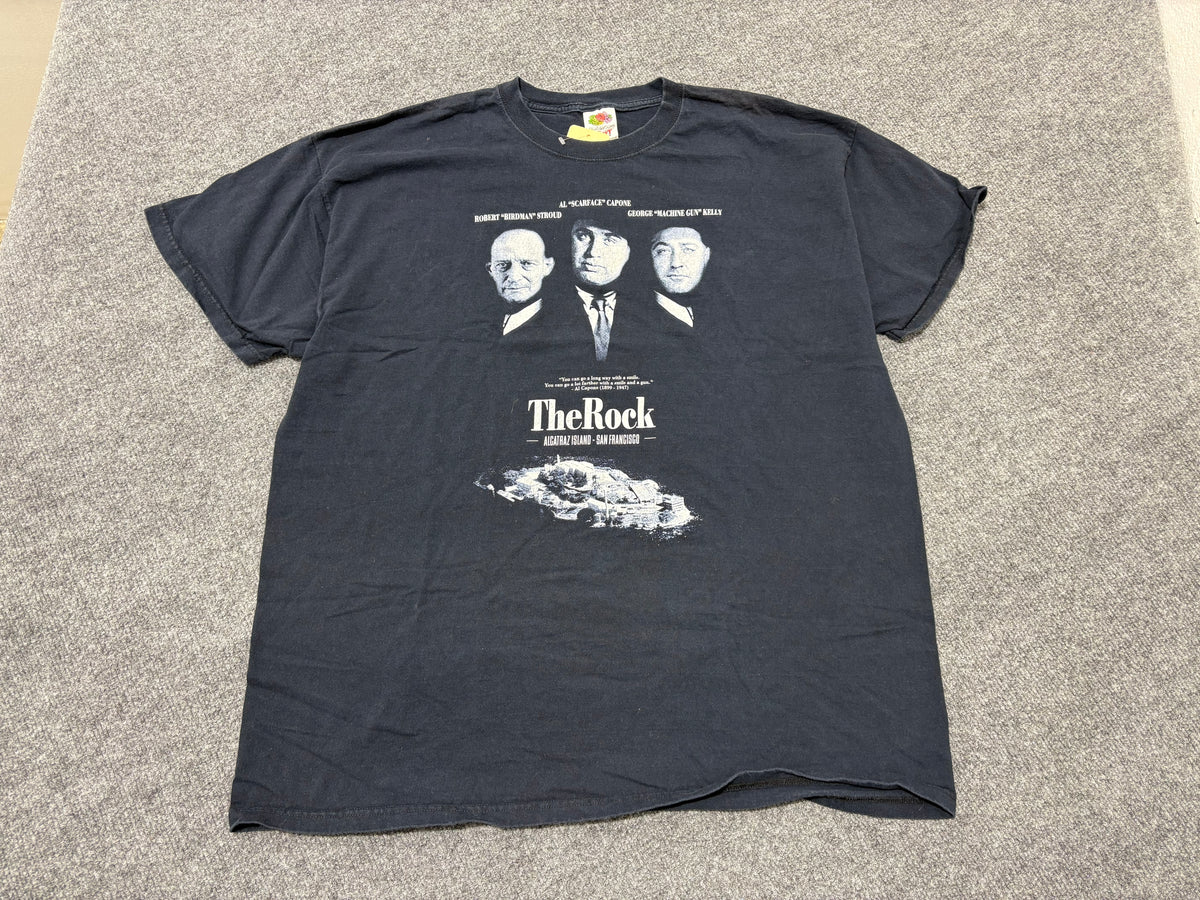 The Rock Alcatraz Mobsters Tee - Black Size XXL