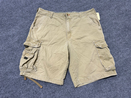 PLUGG Cargo Shorts - Khaki Size 36