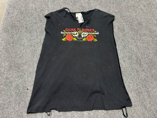 Cutoff Sleeveless Guns And Roses Double Revolver Tee - Black Size XL