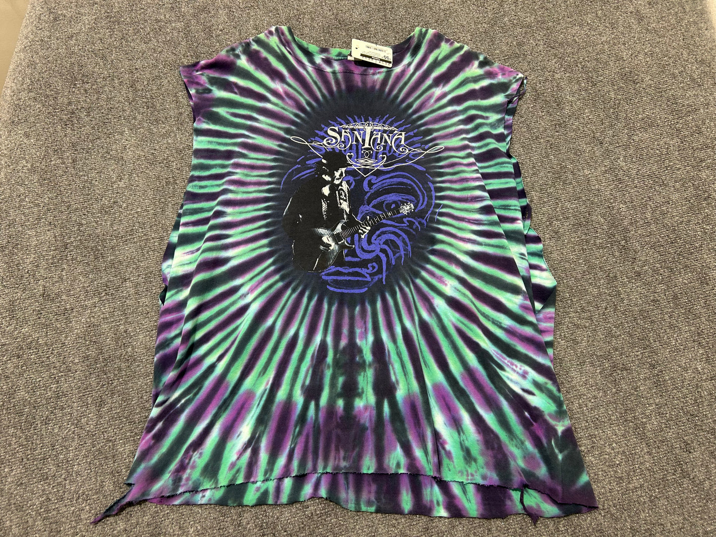 Cutoff Sleeveless Santana Embrace Your Light Tee - Tie Dye Size XXL