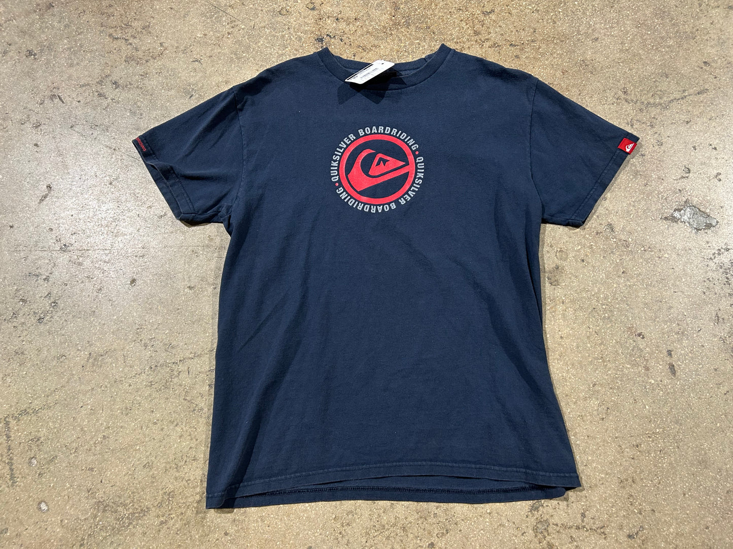 Quiksilver Full Circle Tee - Navy Size Medium